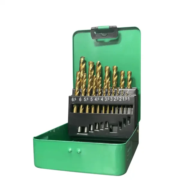 hss tin coated drill bit set